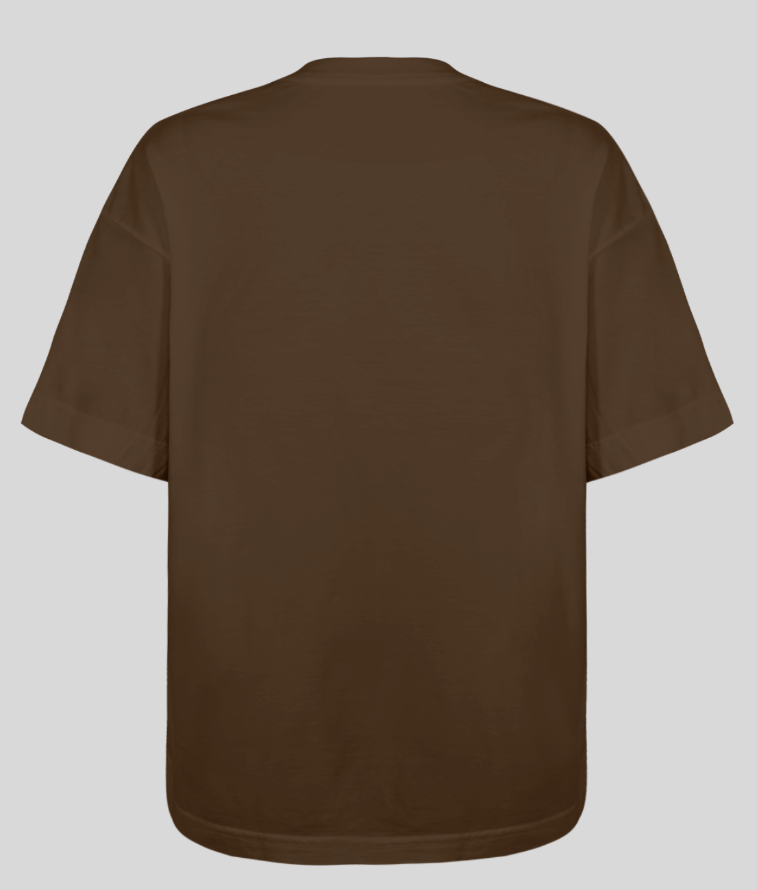 Camiseta Oversized - KRAVEGYM e KVG (Marrom)