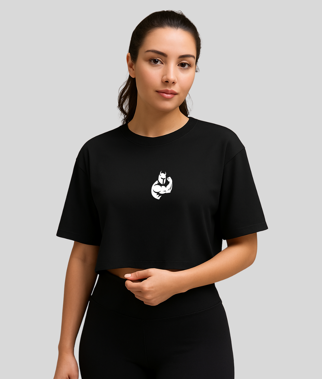 Cropped Oversized - KRAVEGYM (LOGO)