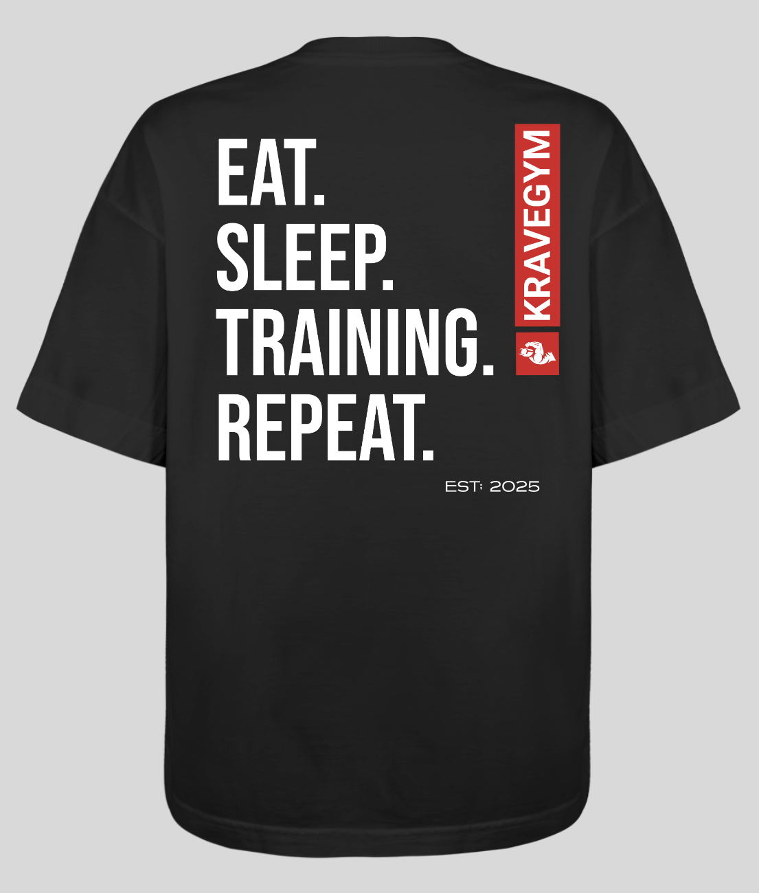 Camiseta Oversized - EAT, SLEEP