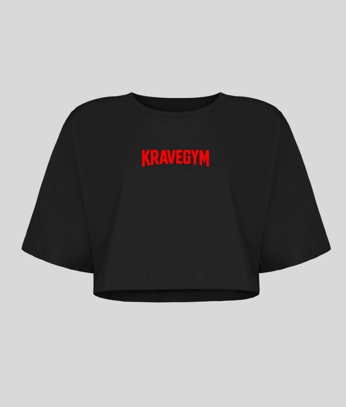 Cropped Oversized - KRAVEGYM (Preta)