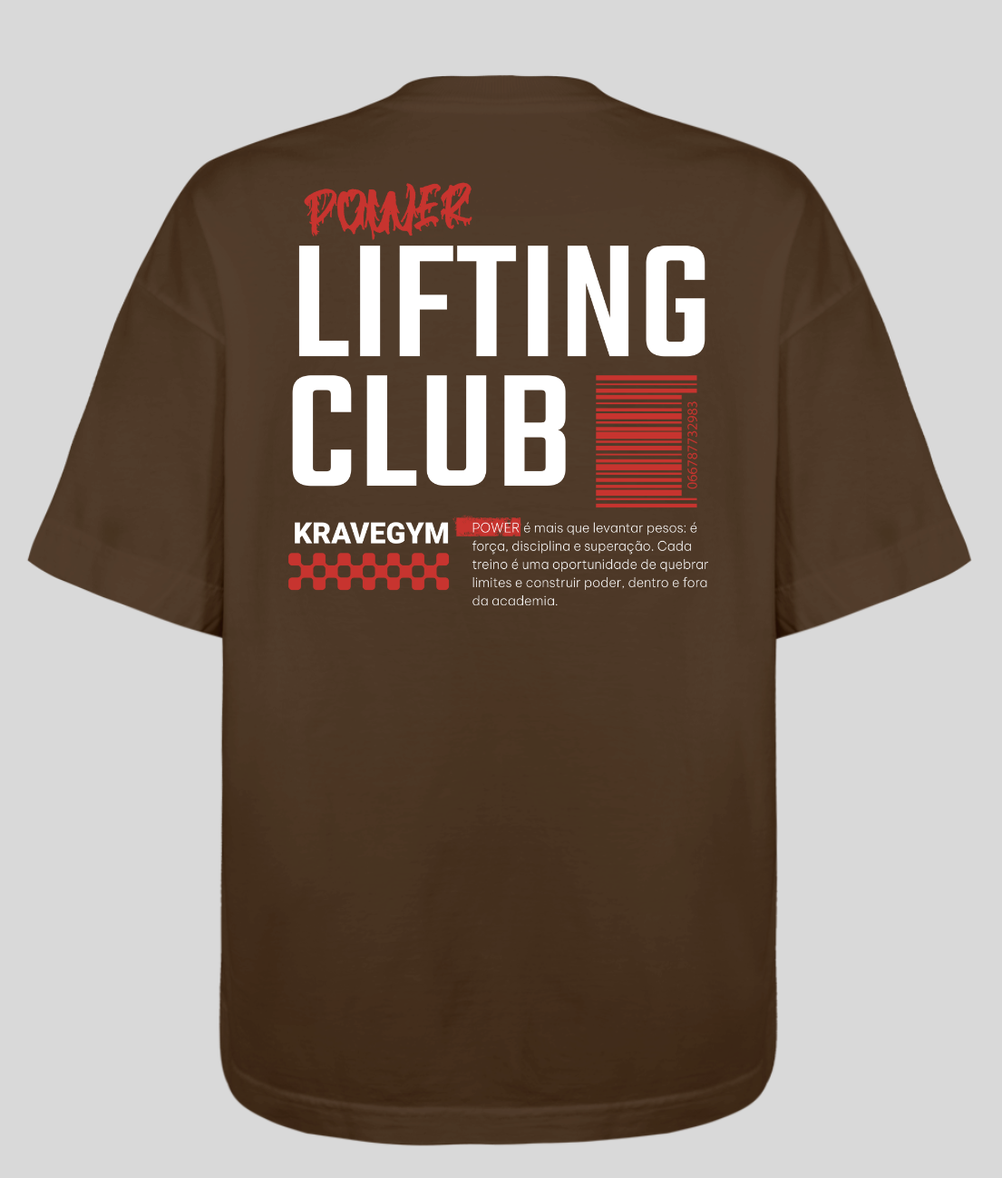 Camiseta Oversized - POWER LIFTING CLUB