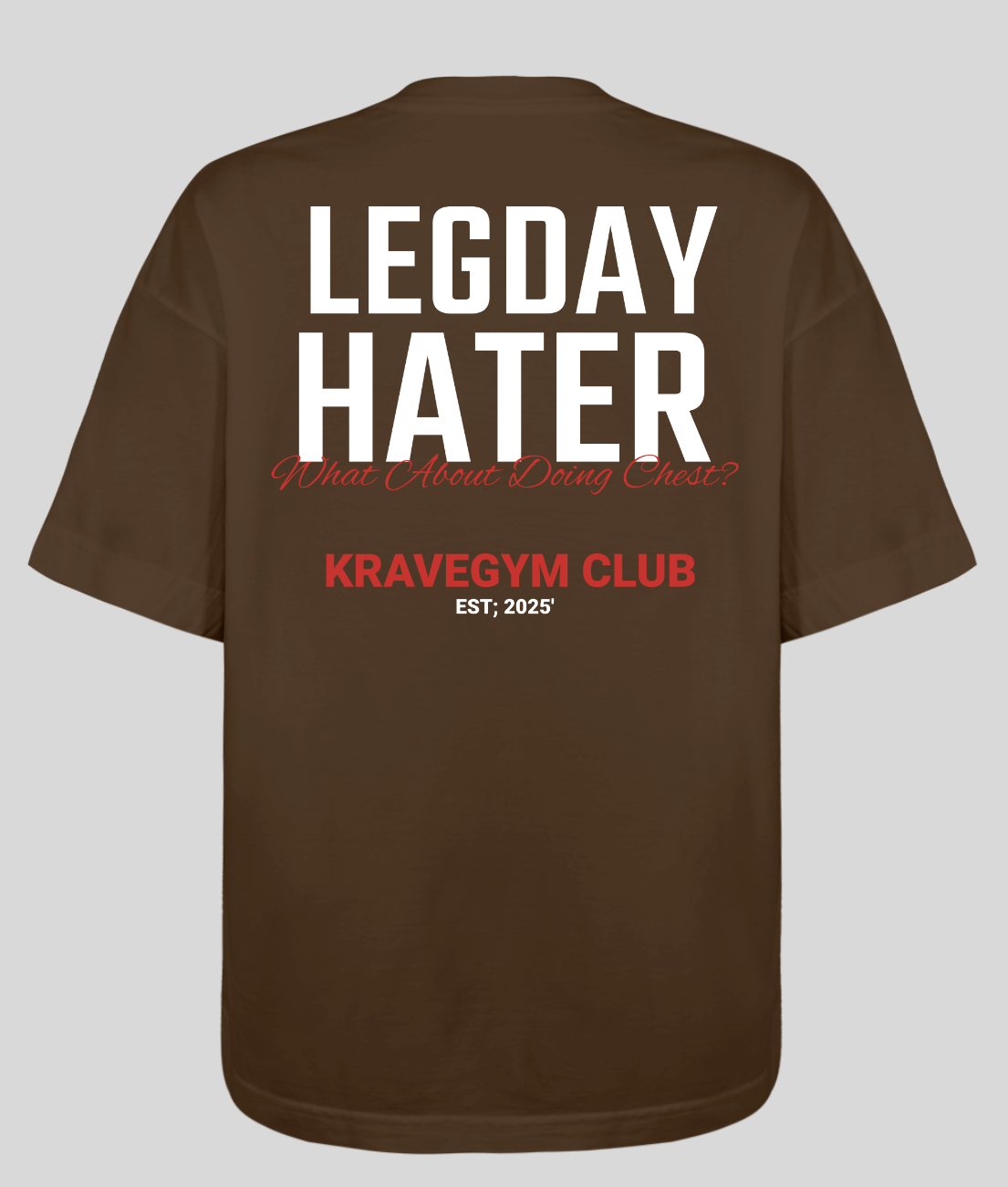 Camiseta Oversized - LEGDAY HATER