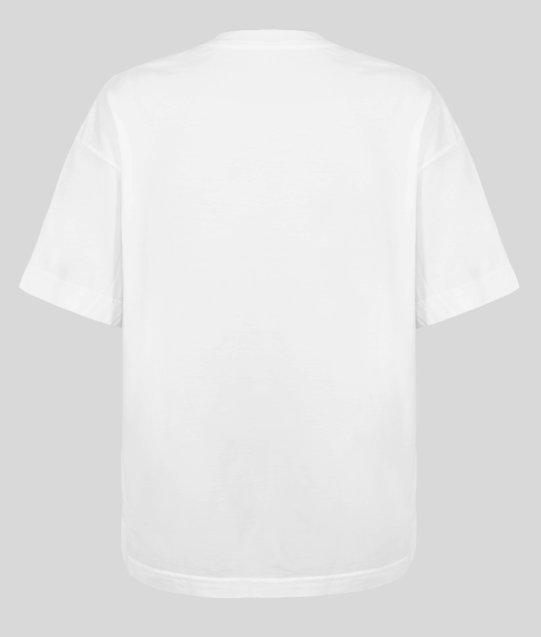 Camiseta Oversized - KRAVEGYM e KVG (Branca)