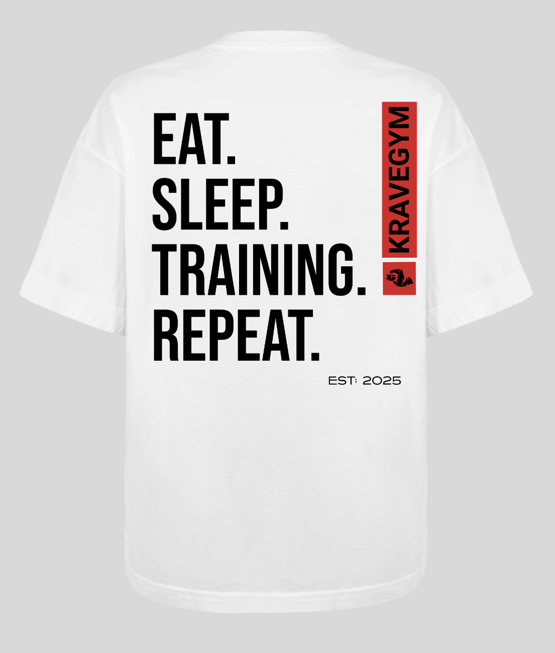 Camiseta Oversized - EAT, SLEEP