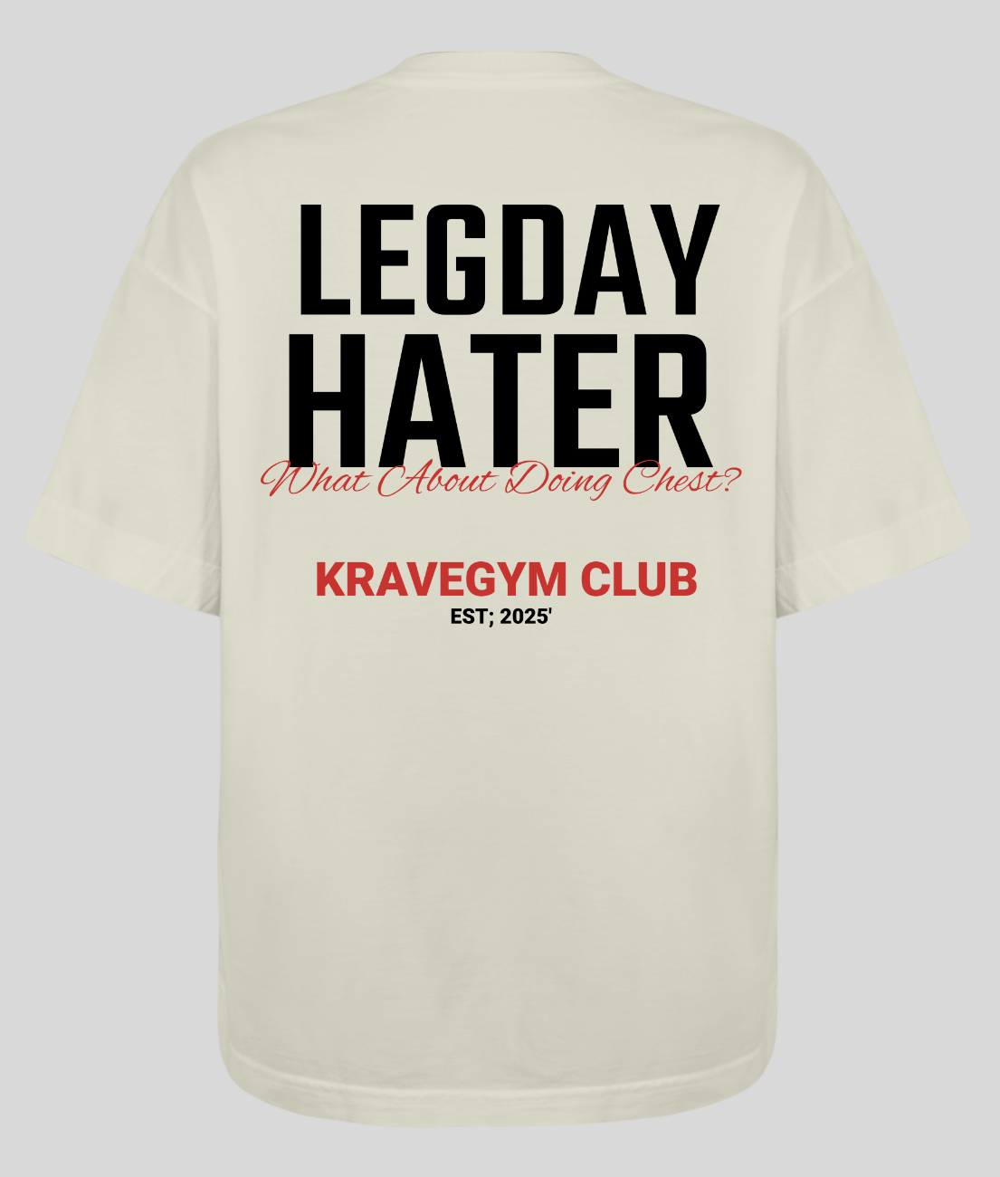 Camiseta Oversized - LEGDAY HATER