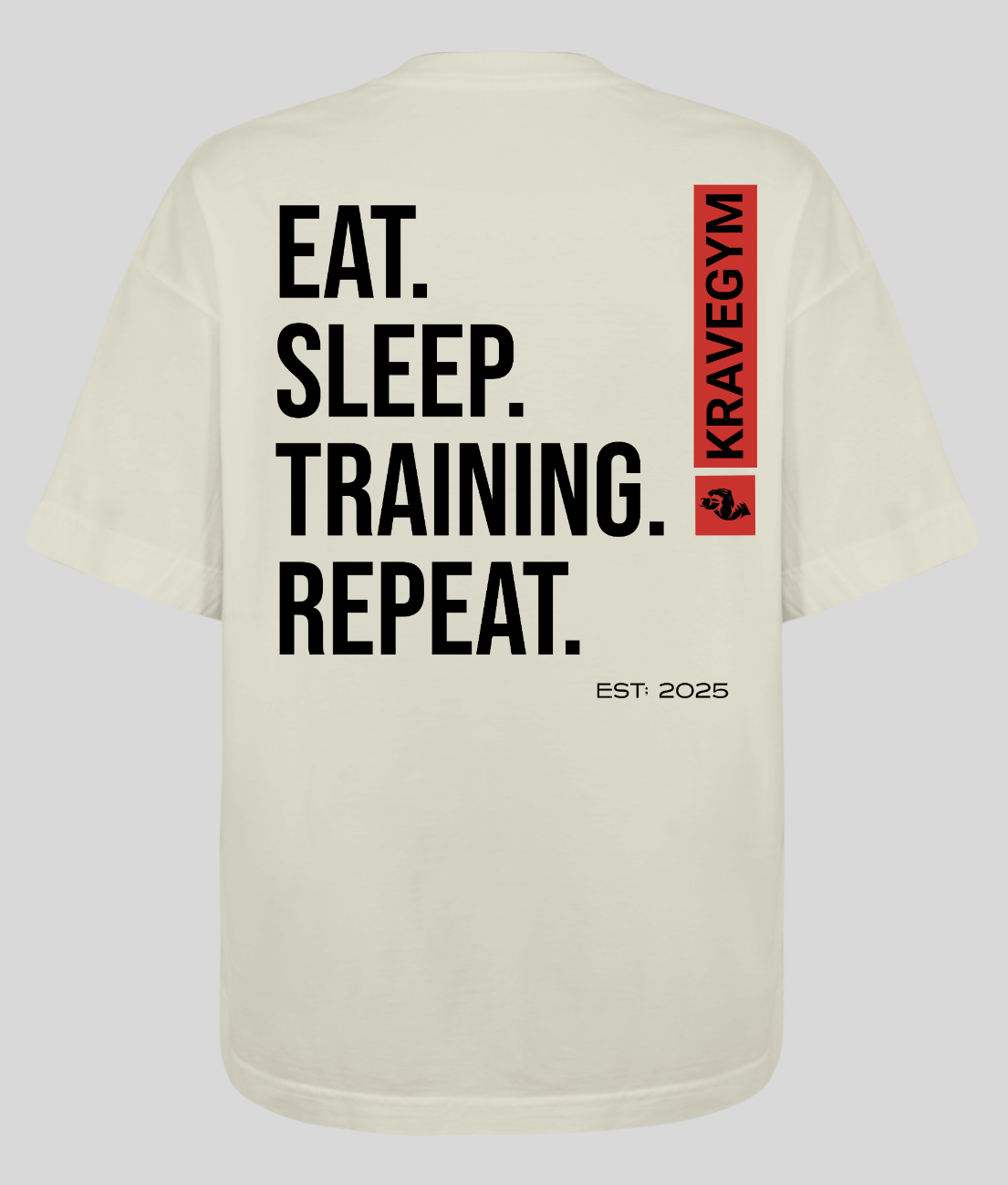 Camiseta Oversized - EAT, SLEEP