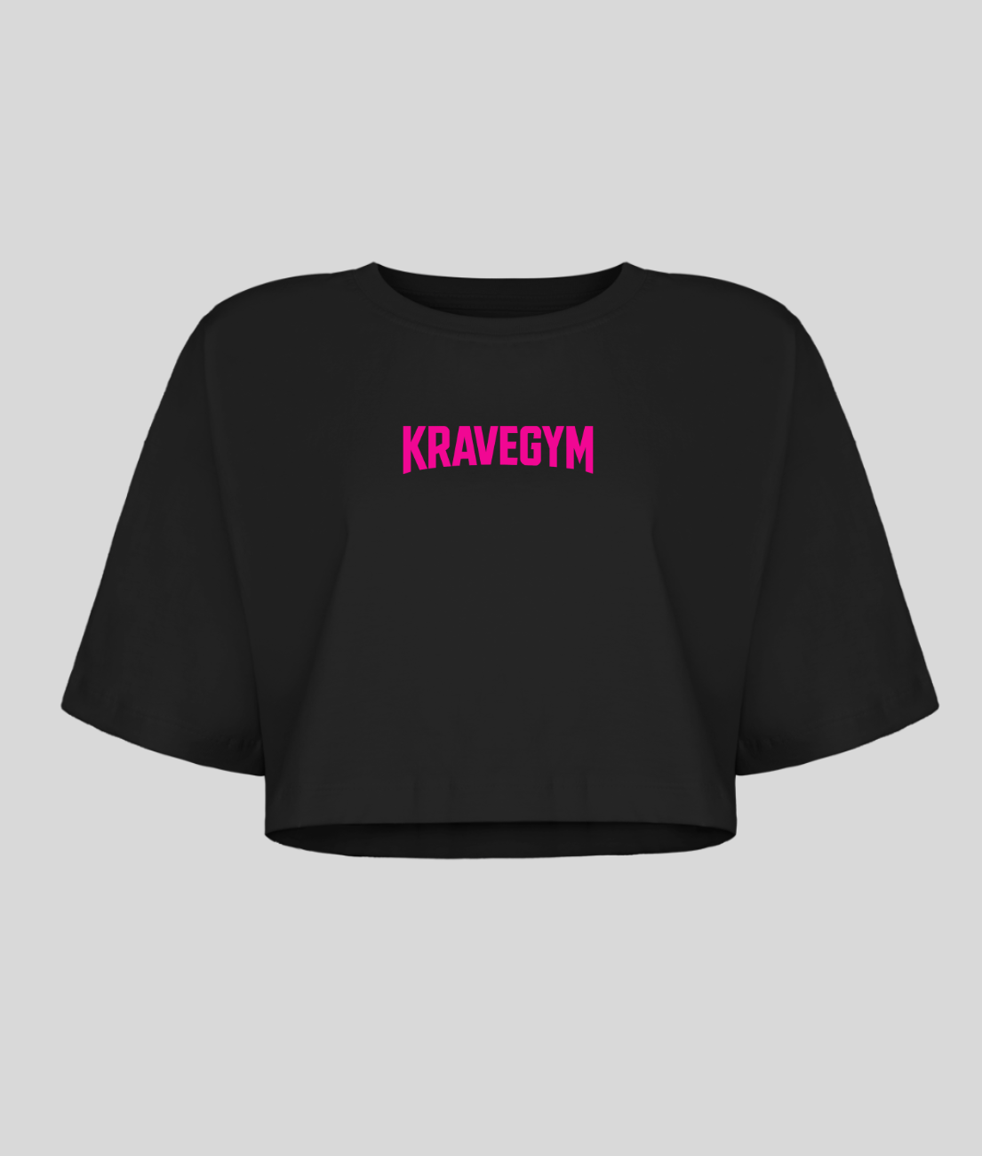 Cropped Oversized - KRAVEGYM (Preta)