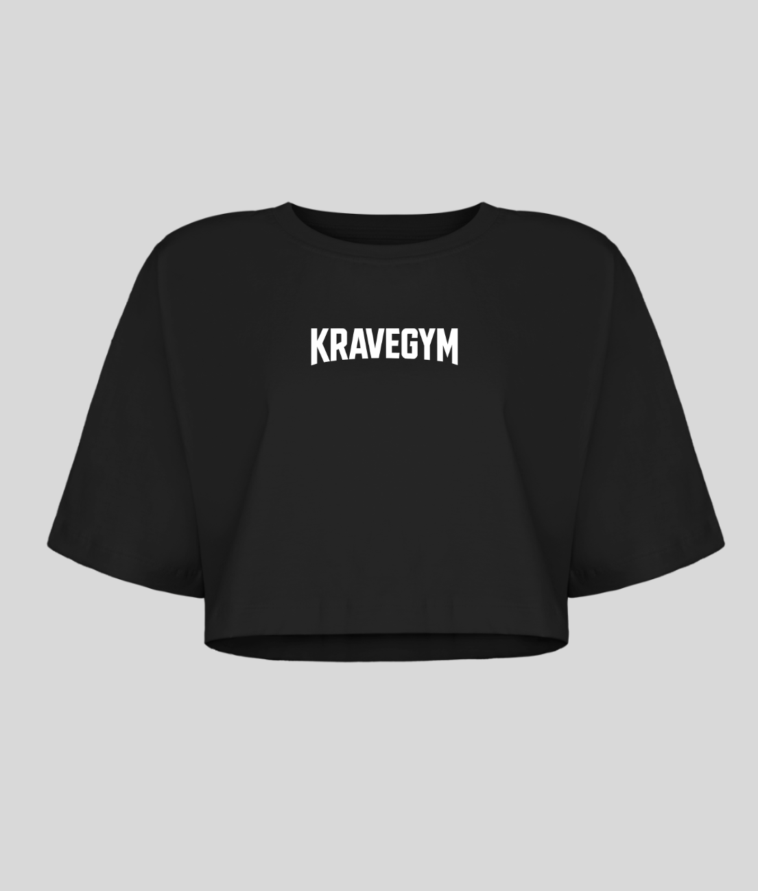 Cropped Oversized - KRAVEGYM (Preta)