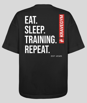 Camiseta Oversized - EAT, SLEEP