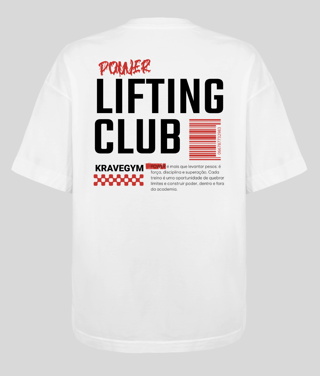 Camiseta Oversized - POWER LIFTING CLUB