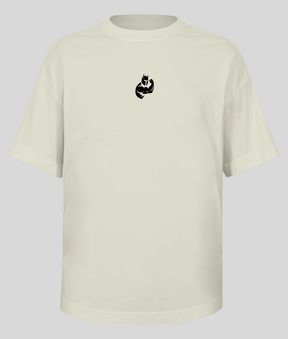 Camiseta Oversized - KRAVEGYM e KVG (Off-White)